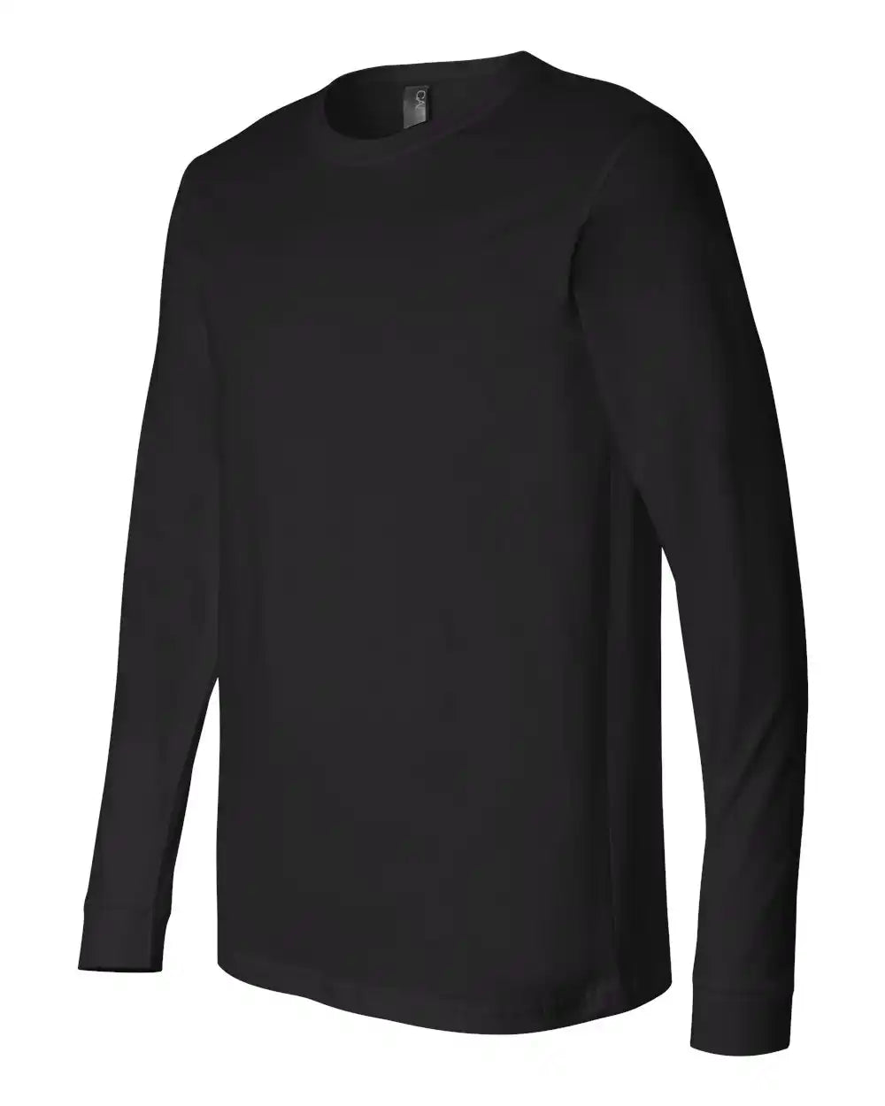 Bella + Canvas 3501 Jersey Long Sleeve Tee - Black - Xs