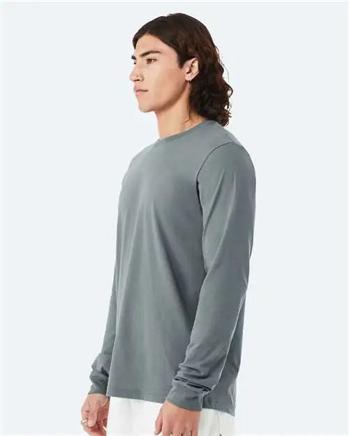 Bella + Canvas 3501 Jersey Long Sleeve Tee - Blue Storm