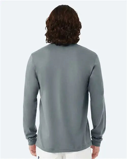Bella + Canvas 3501 Jersey Long Sleeve Tee - Blue Storm