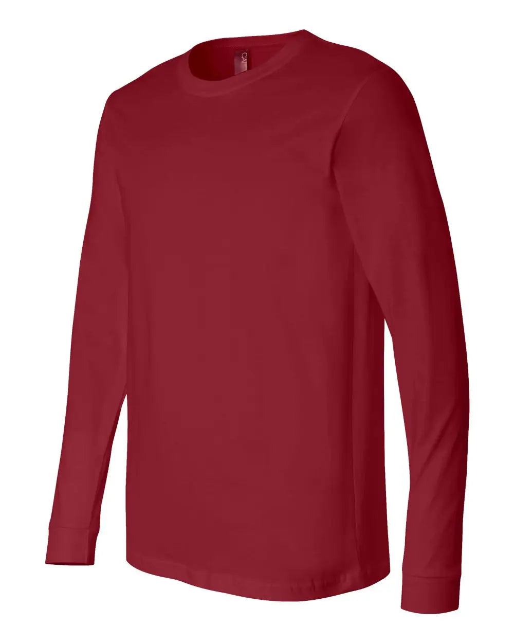 Bella + Canvas 3501 Jersey Long Sleeve Tee - Cardinal