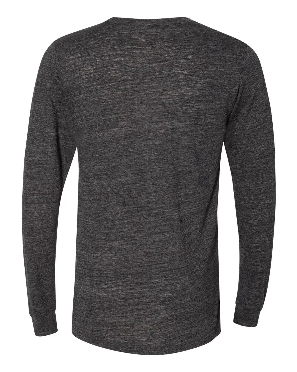Bella + Canvas 3501 Jersey Long Sleeve Tee - Charcoal Black Slub - Dark Gray / Xs