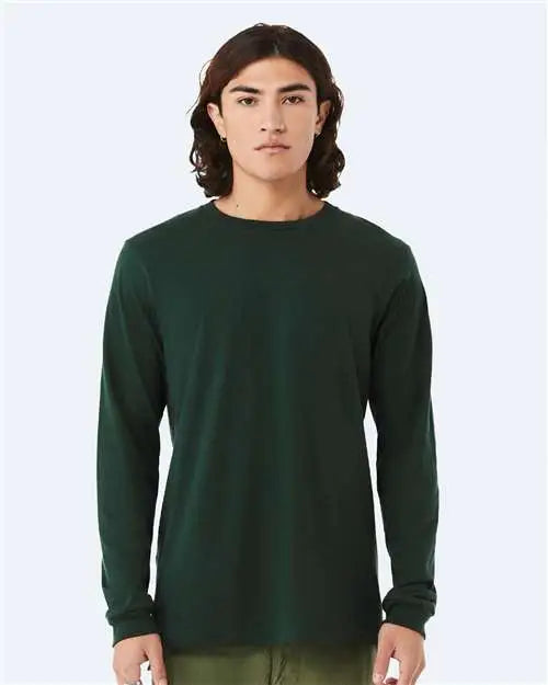 Bella + Canvas 3501 Jersey Long Sleeve Tee - Forest
