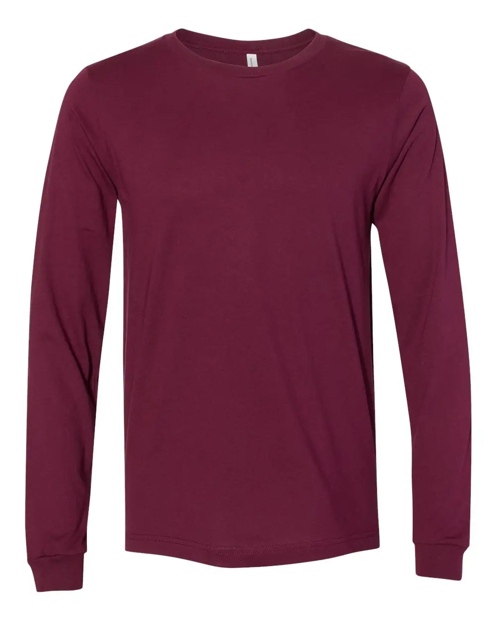 Bella + Canvas 3501 Jersey Long Sleeve Tee - Maroon