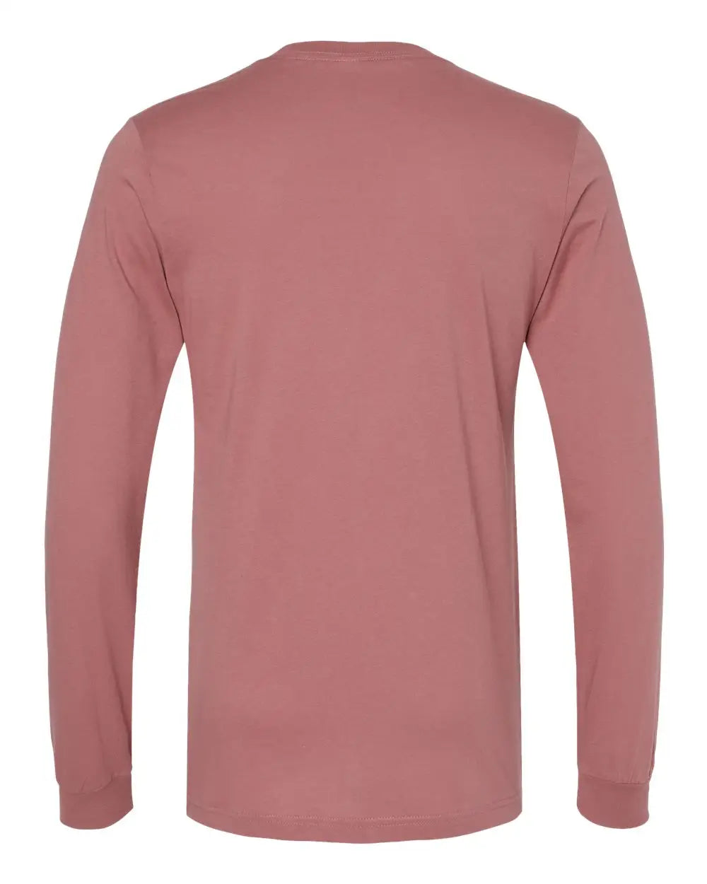Bella + Canvas 3501 Jersey Long Sleeve Tee - Mauve - Dark Gray / Xs