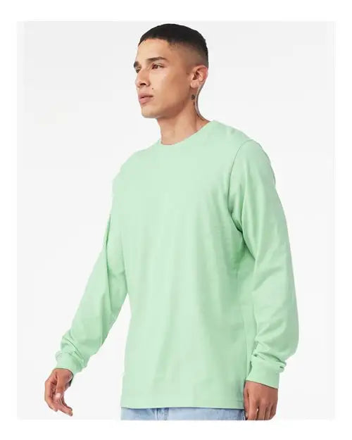 Bella + Canvas 3501 Jersey Long Sleeve Tee - Mint