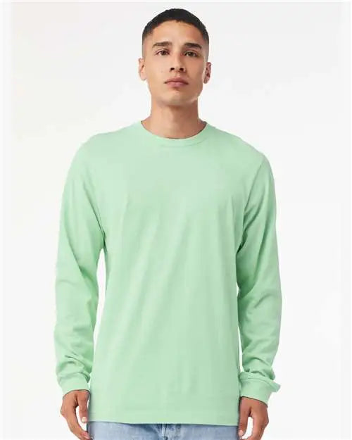 Bella + Canvas 3501 Jersey Long Sleeve Tee - Mint