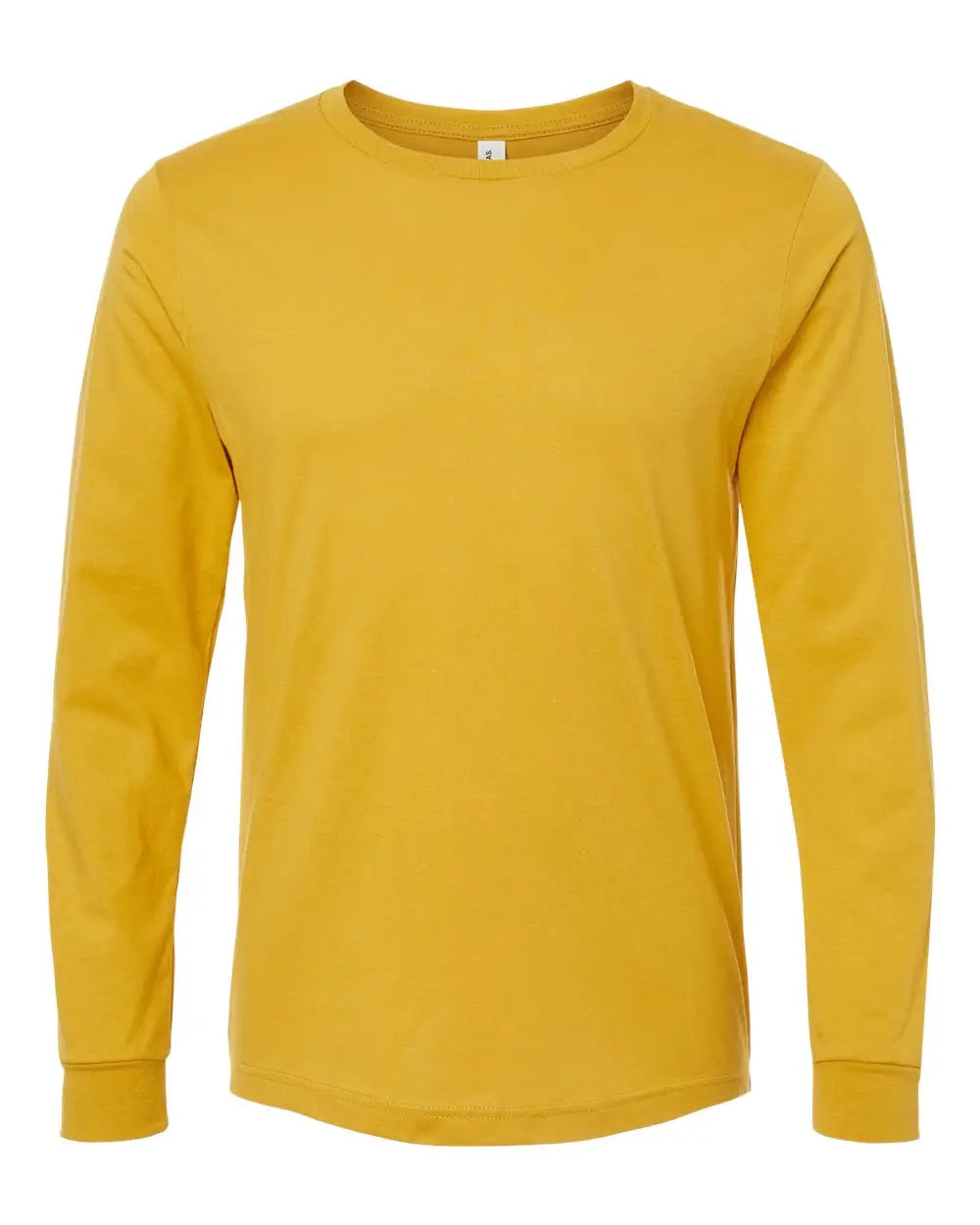 Bella + Canvas 3501 Jersey Long Sleeve Tee - Mustard - Gold / Xs