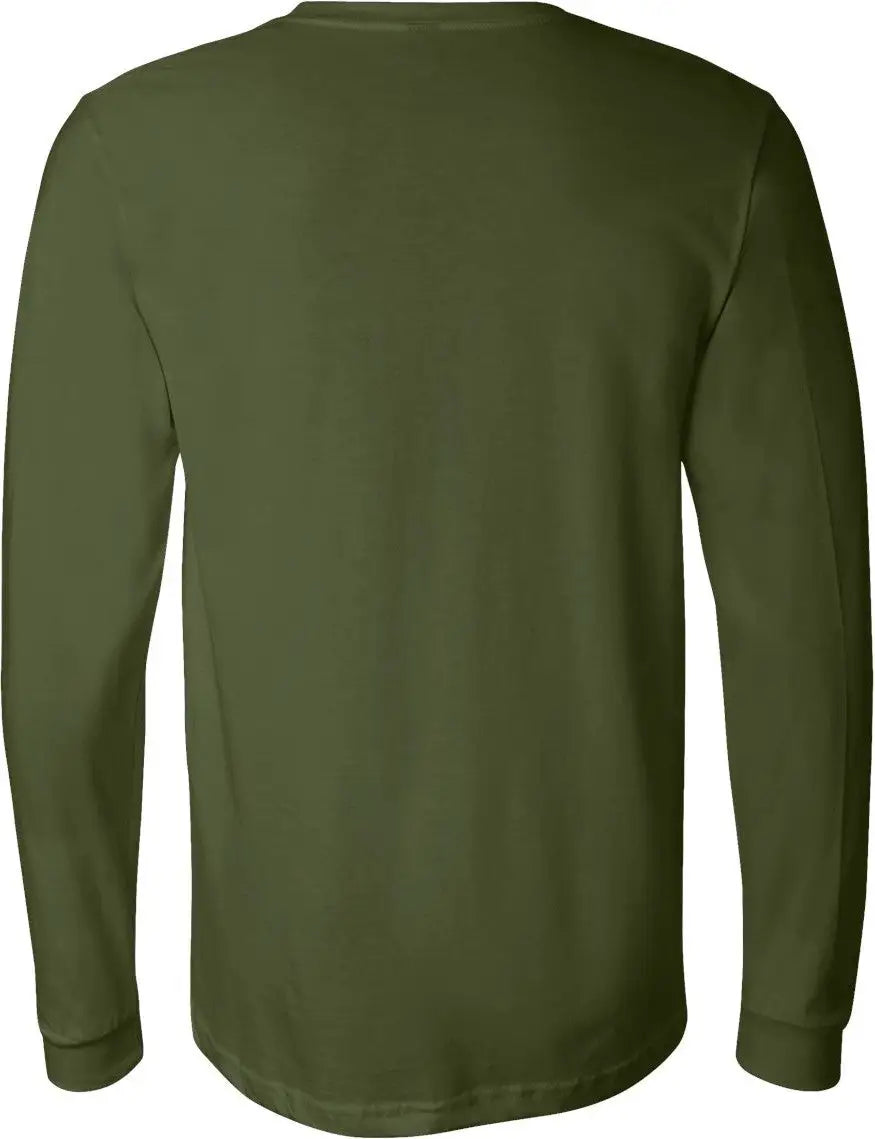 Bella + Canvas 3501 Jersey Long Sleeve Tee - Olive