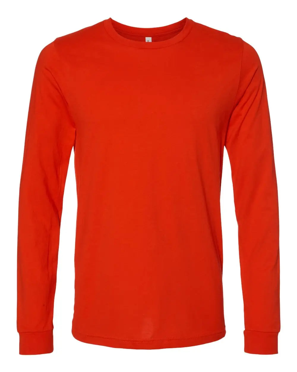 Bella + Canvas 3501 Jersey Long Sleeve Tee - Poppy - Orange / Xs