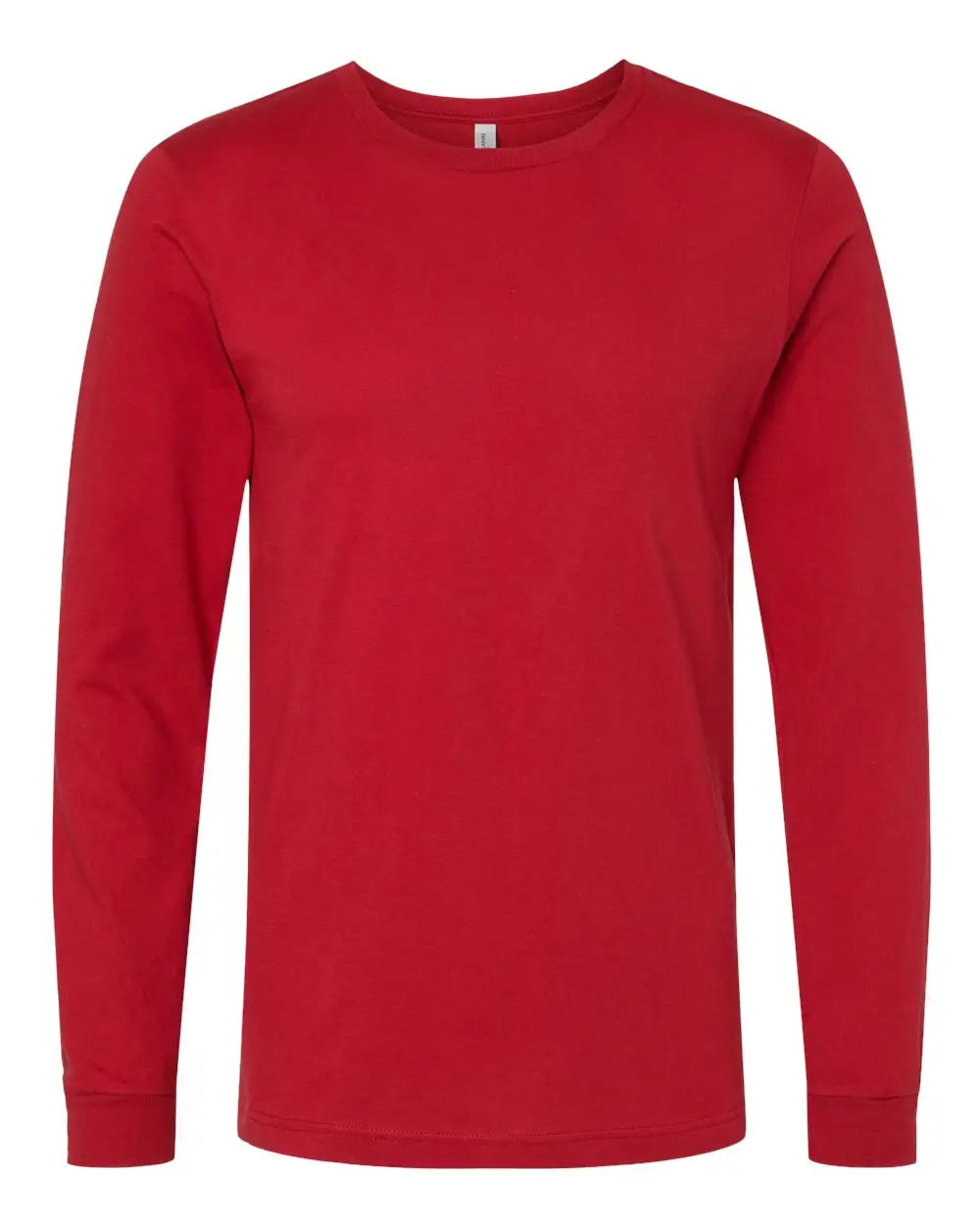 Bella + Canvas 3501 Jersey Long Sleeve Tee - Red