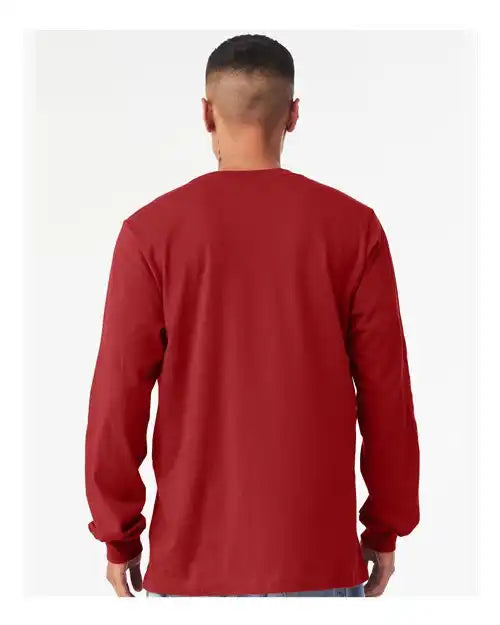 Bella + Canvas 3501 Jersey Long Sleeve Tee - Canvas Red