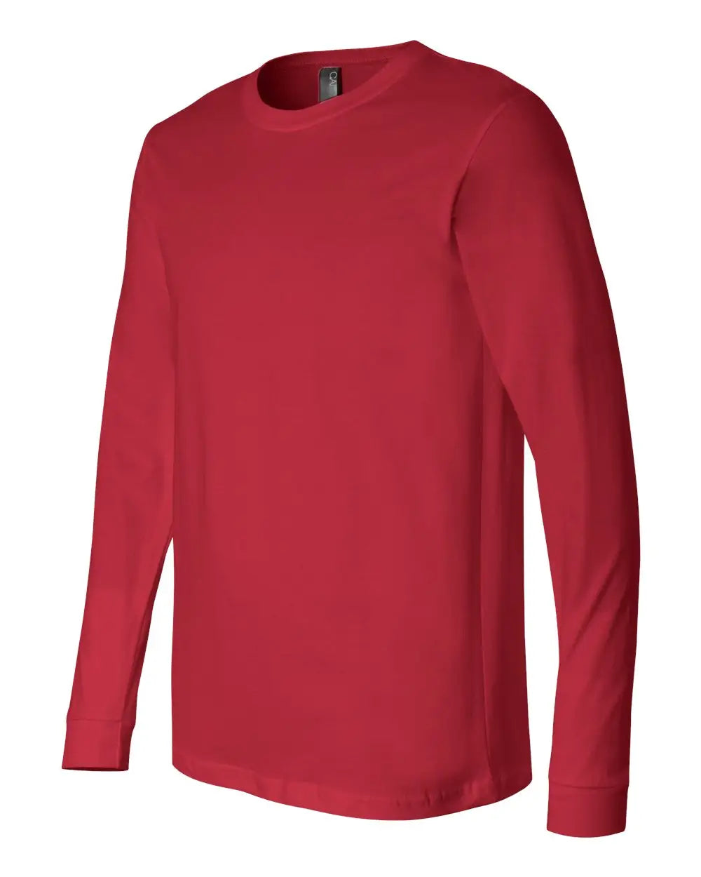 Bella + Canvas 3501 Jersey Long Sleeve Tee - Red - Xs