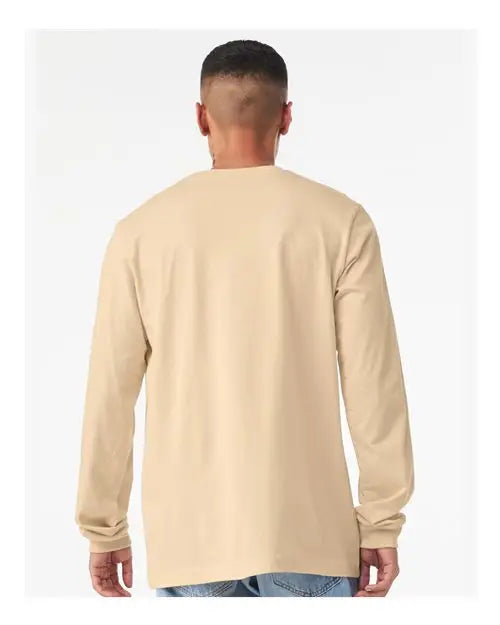 Bella + Canvas 3501 Jersey Long Sleeve Tee - Soft Cream