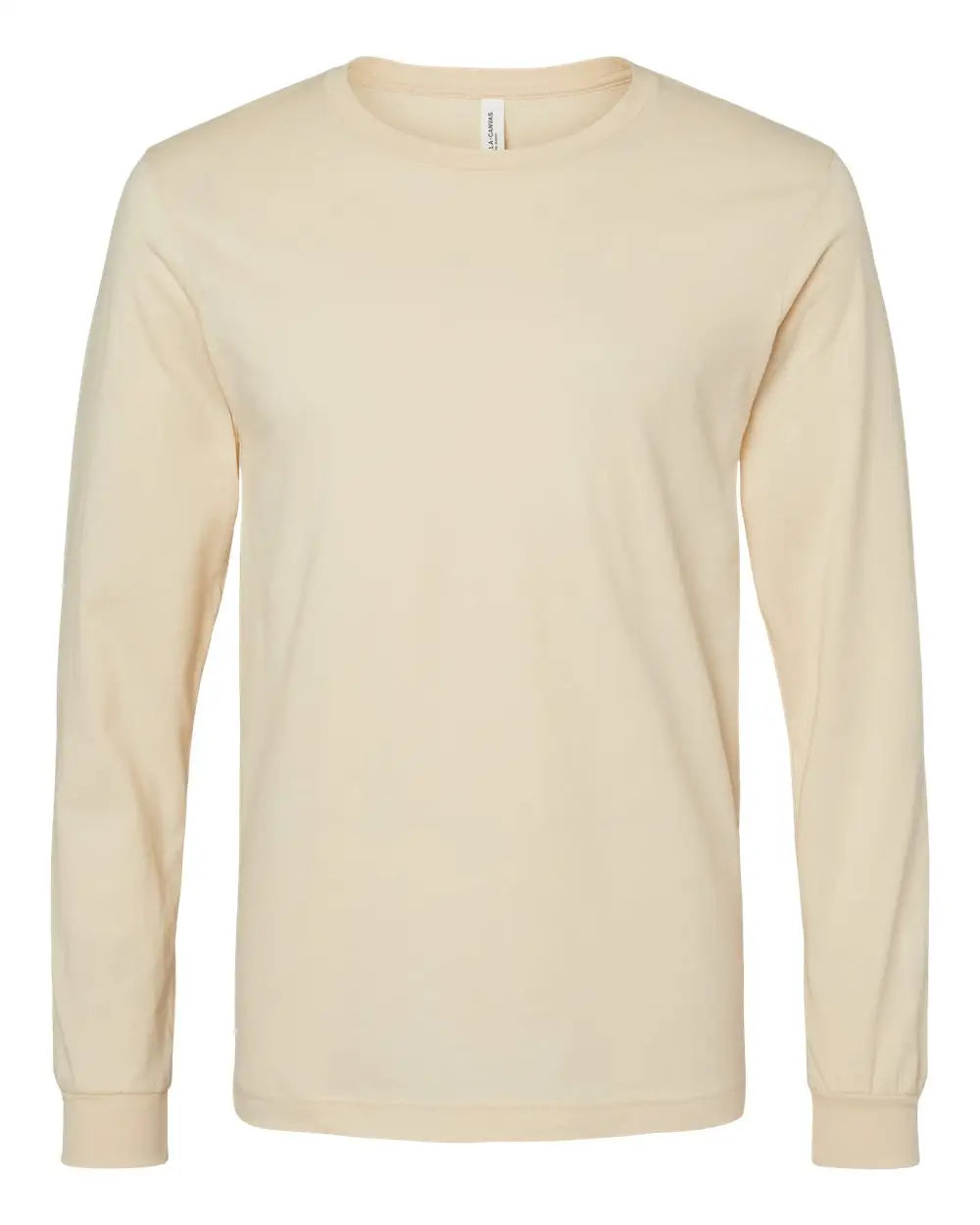 Bella + Canvas 3501 Jersey Long Sleeve Tee - Soft Cream