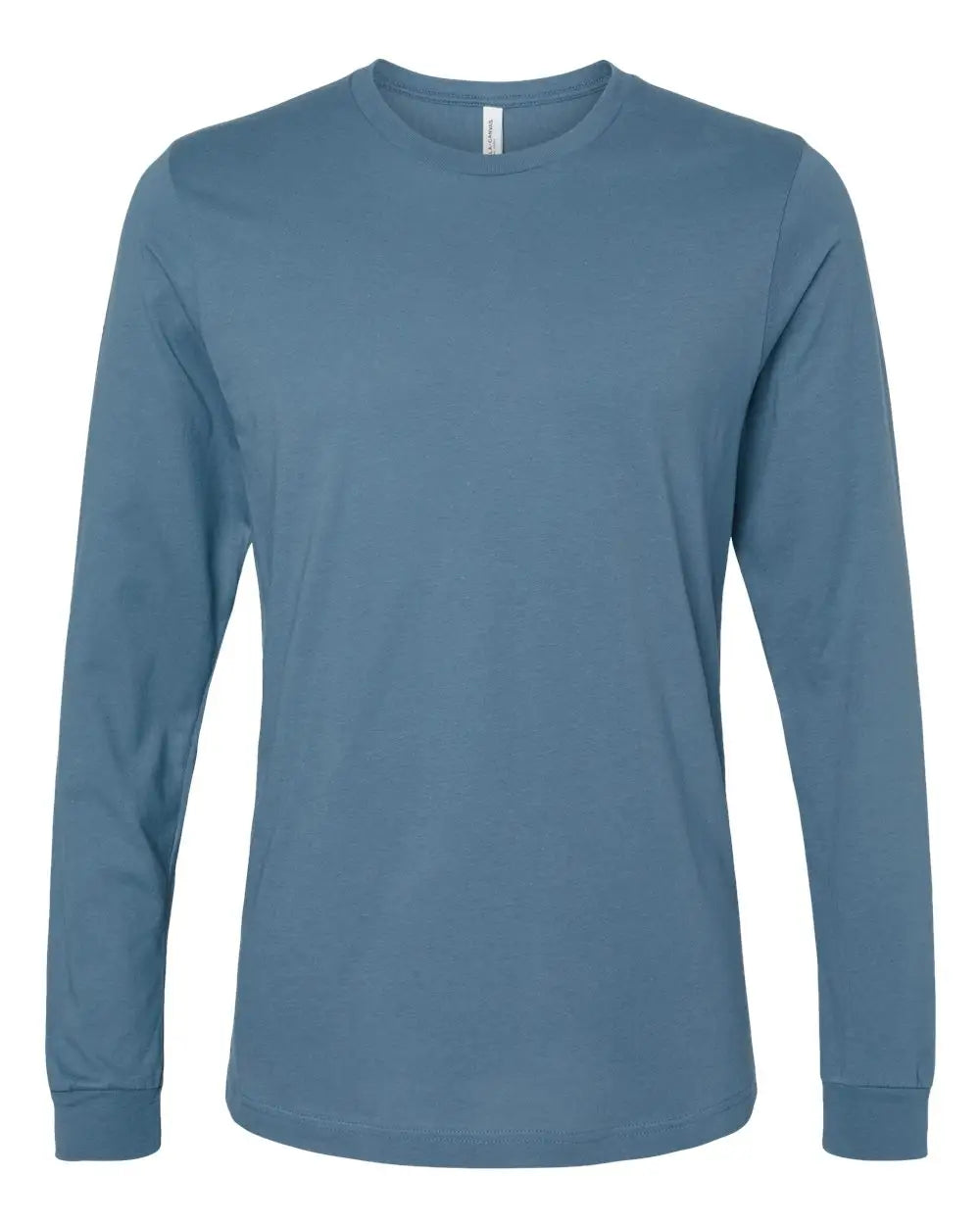 Bella + Canvas 3501 Jersey Long Sleeve Tee - Steel Blue
