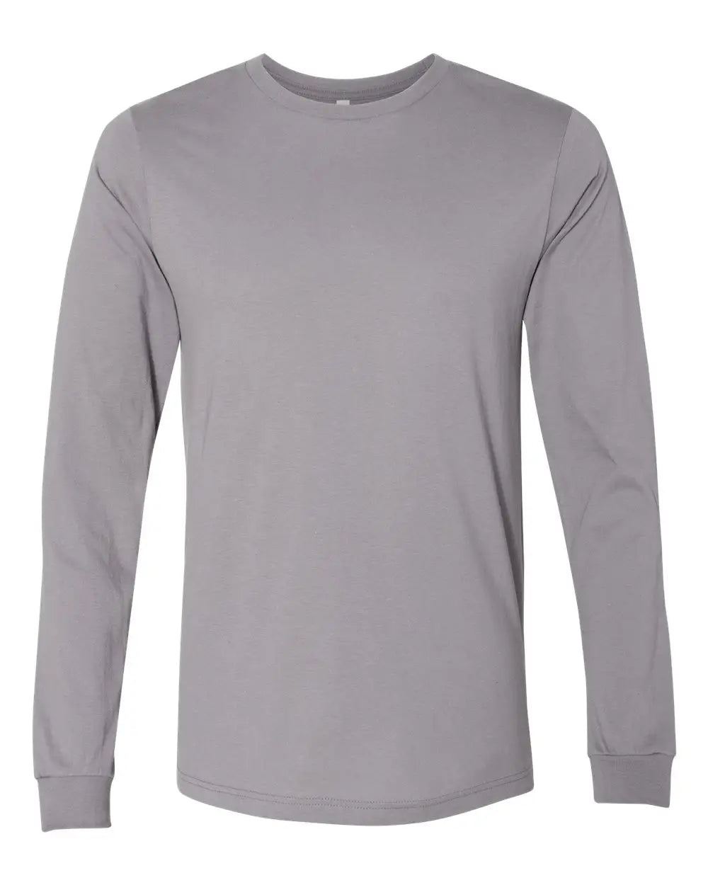 Bella + Canvas 3501 Jersey Long Sleeve Tee - Storm - Dark Gray / Xs