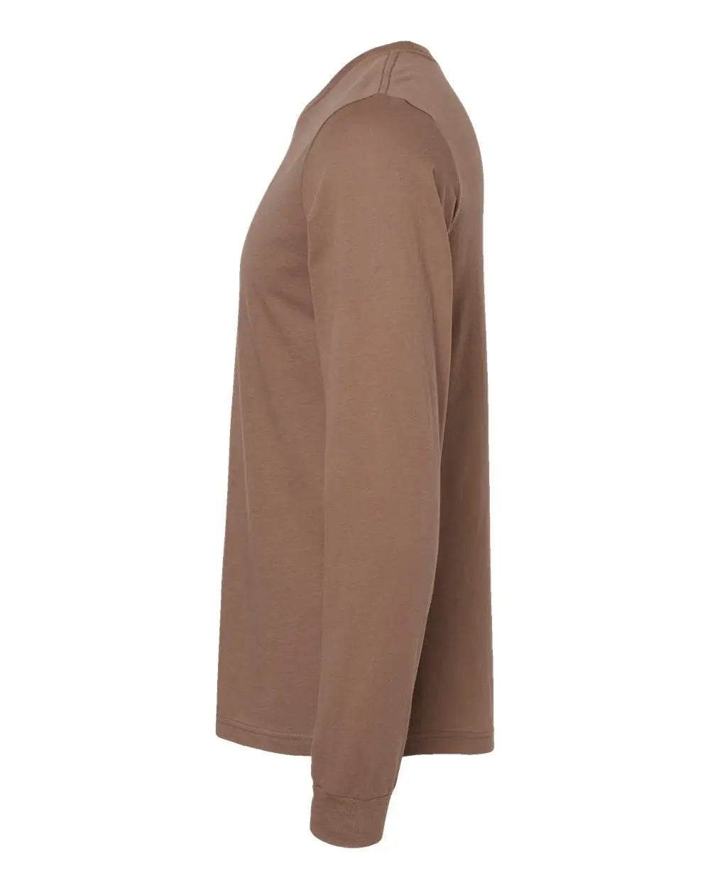 Bella + Canvas 3501 Jersey Long Sleeve Tee - Vintage Brown