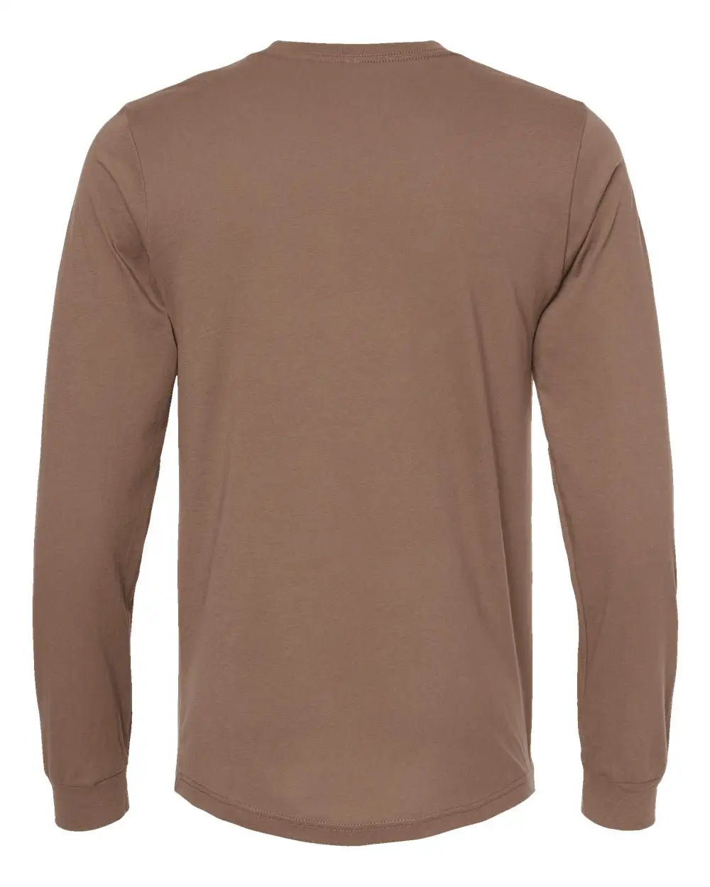 Bella + Canvas 3501 Jersey Long Sleeve Tee - Vintage Brown
