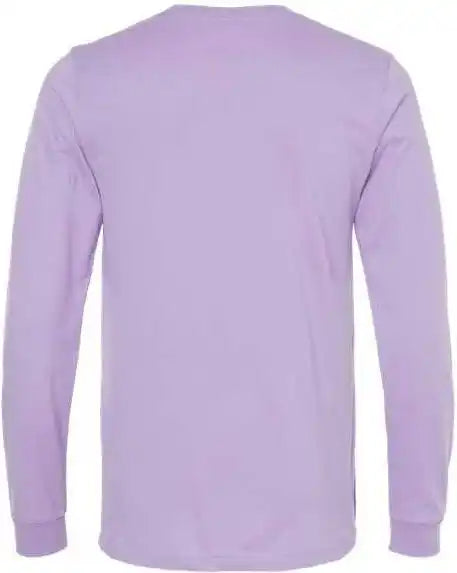 Bella + Canvas 3501 Unisex Jersey Long Sleeve Tee Dark Lavender