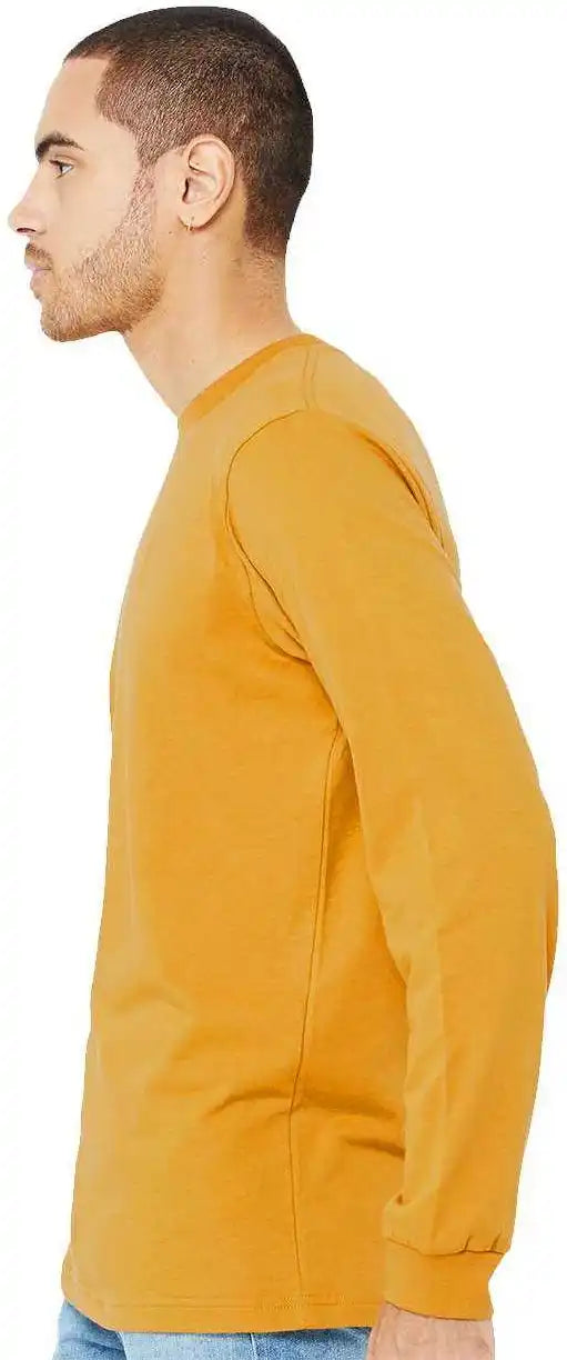 Bella + Canvas 3501 Unisex Jersey Long Sleeve Tee Mustard