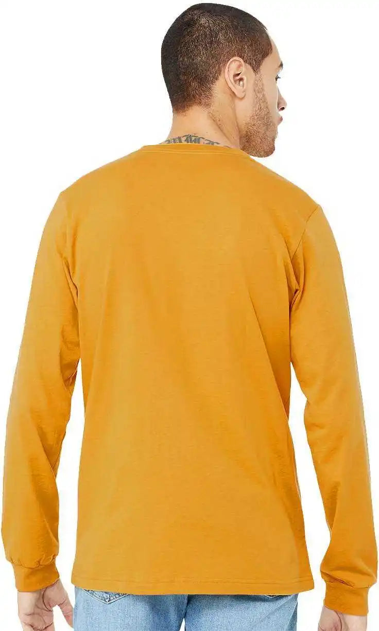 Bella + Canvas 3501 Unisex Jersey Long Sleeve Tee Mustard
