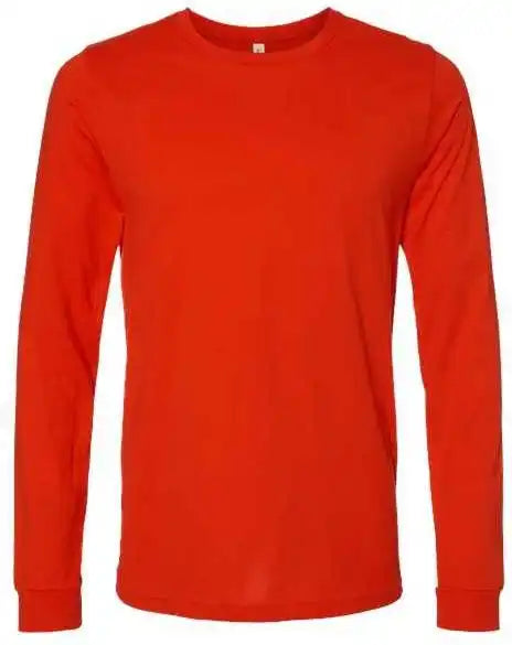 Bella + Canvas 3501 Unisex Jersey Long Sleeve Tee Poppy
