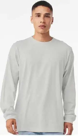 Bella + Canvas 3501 Unisex Jersey Long Sleeve Tee Silver