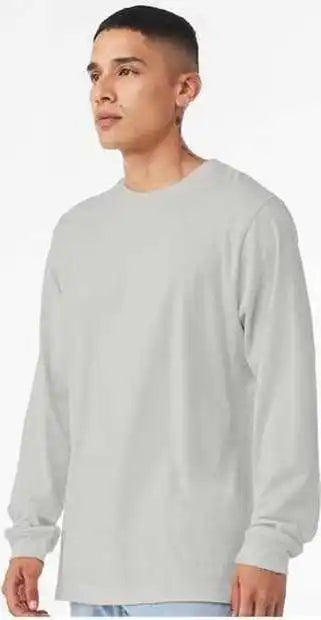 Bella + Canvas 3501 Unisex Jersey Long Sleeve Tee Silver