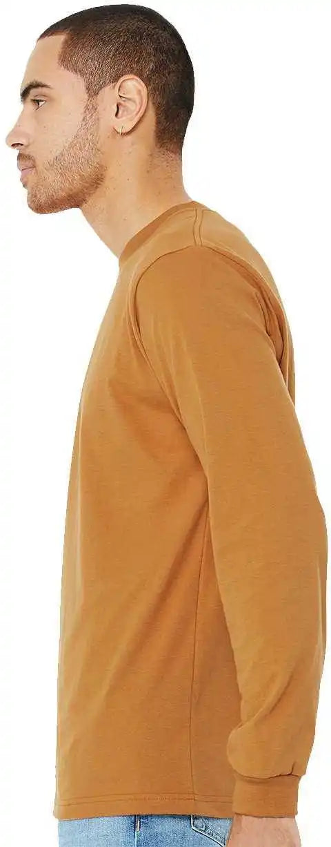 Bella + Canvas 3501 Unisex Jersey Long Sleeve Tee Toast