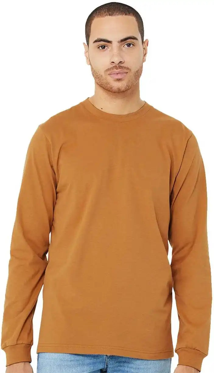 Bella + Canvas 3501 Unisex Jersey Long Sleeve Tee Toast