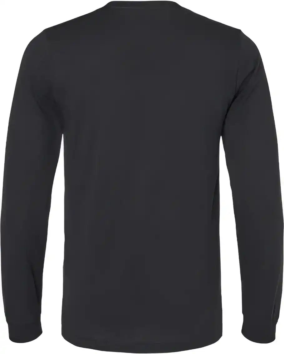 Bella + Canvas 3501 Unisex Jersey Long Sleeve Tee - Vintage Black