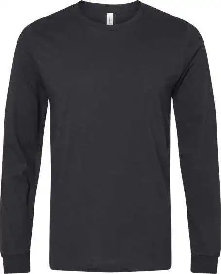 Bella + Canvas 3501 Unisex Jersey Long Sleeve Tee Vintage Black