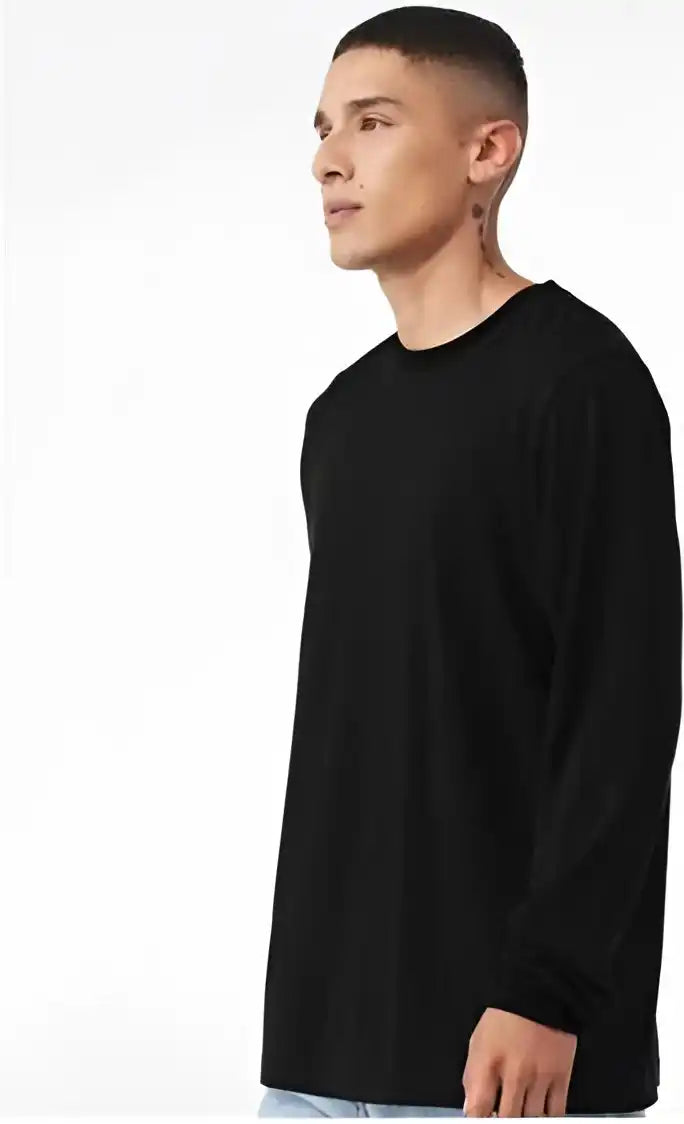 Bella + Canvas 3501 Unisex Jersey Long Sleeve Tee - Vintage Black