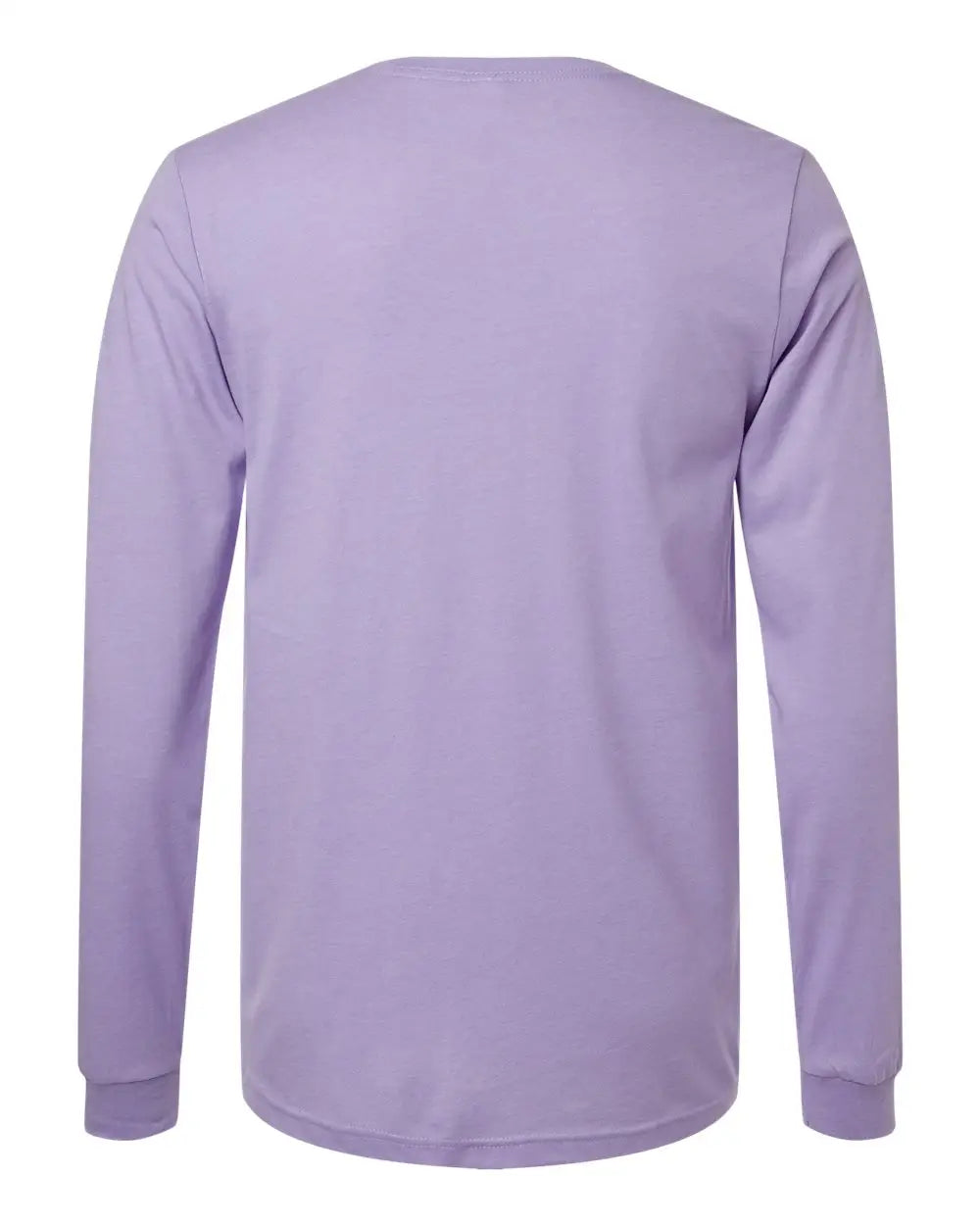 Bella + Canvas 3501cvc Heather Cvc Long Sleeve Tee - Dark Lavender