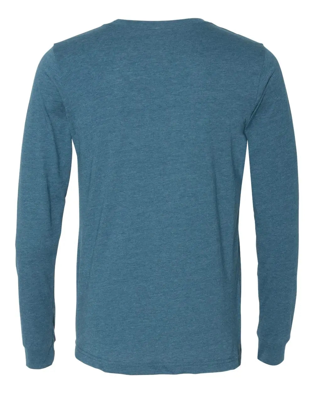 Bella + Canvas 3501cvc Heather Cvc Long Sleeve Tee - Deep Teal - Xs