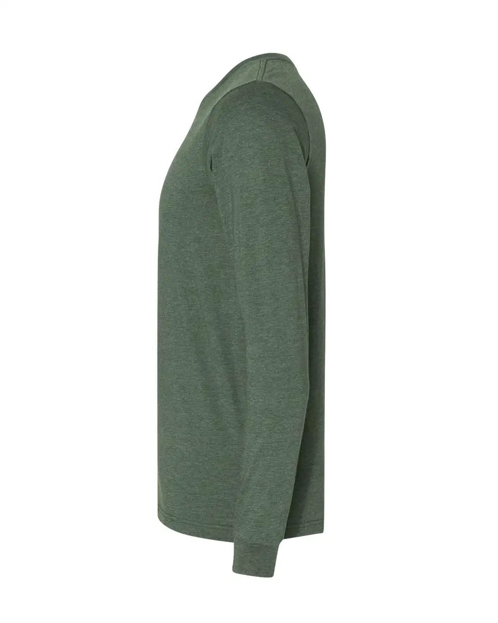 Bella + Canvas 3501cvc Heather Cvc Long Sleeve Tee - Forest