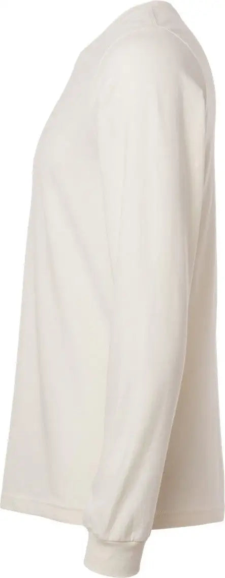 Bella + Canvas 3501cvc Heather Cvc Long Sleeve Tee - Natural