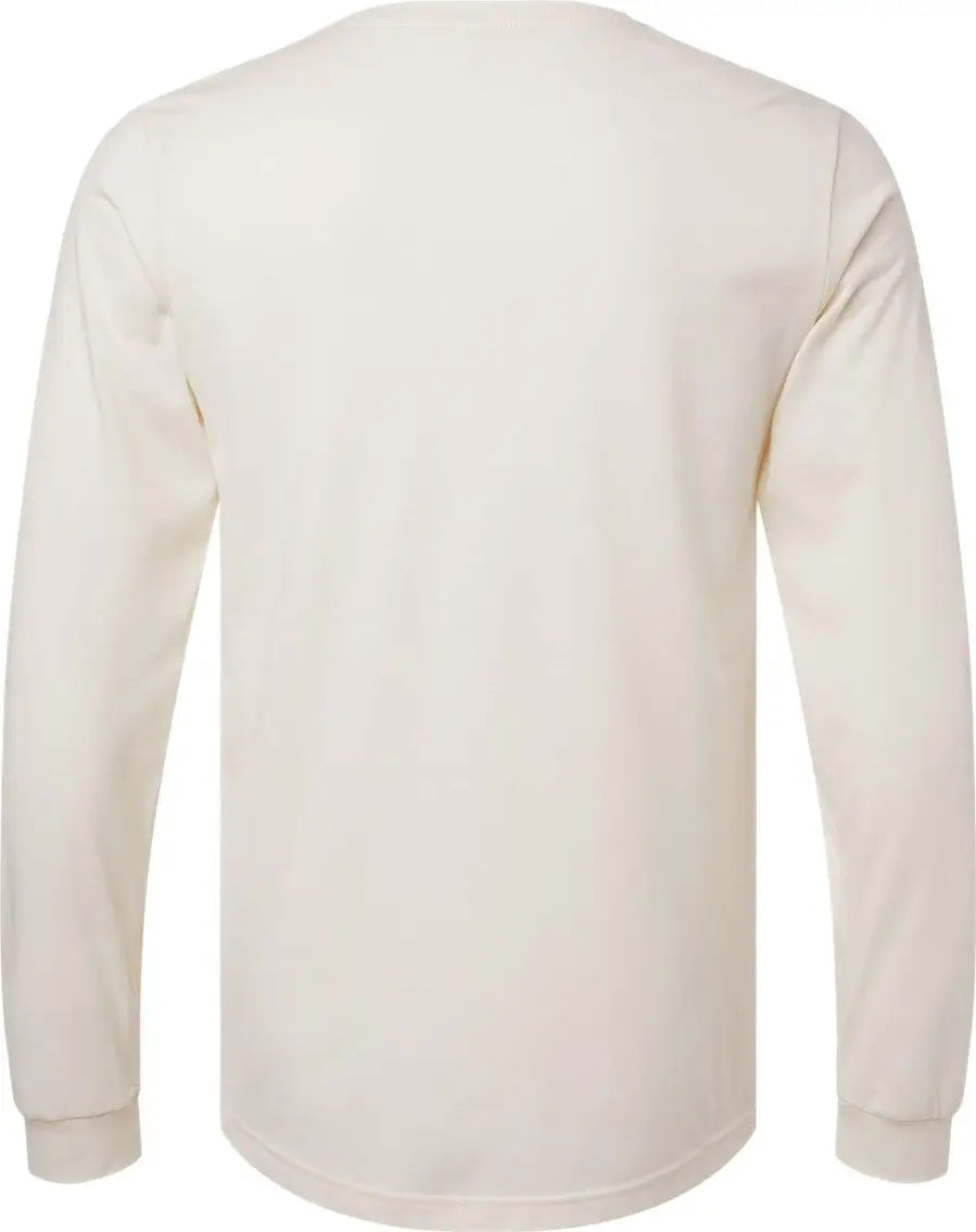 Bella + Canvas 3501cvc Heather Cvc Long Sleeve Tee - Natural - Xs