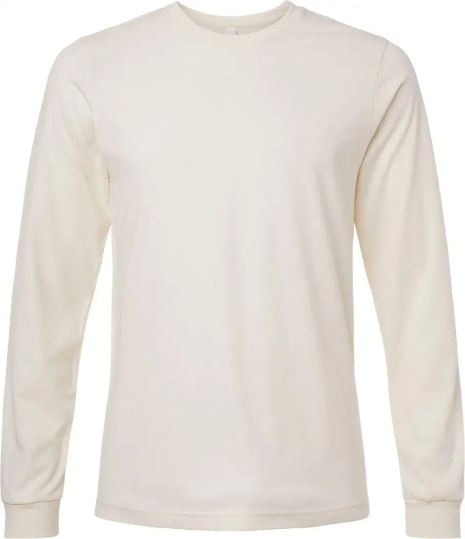 Bella + Canvas 3501cvc Heather Cvc Long Sleeve Tee - Natural - Xs