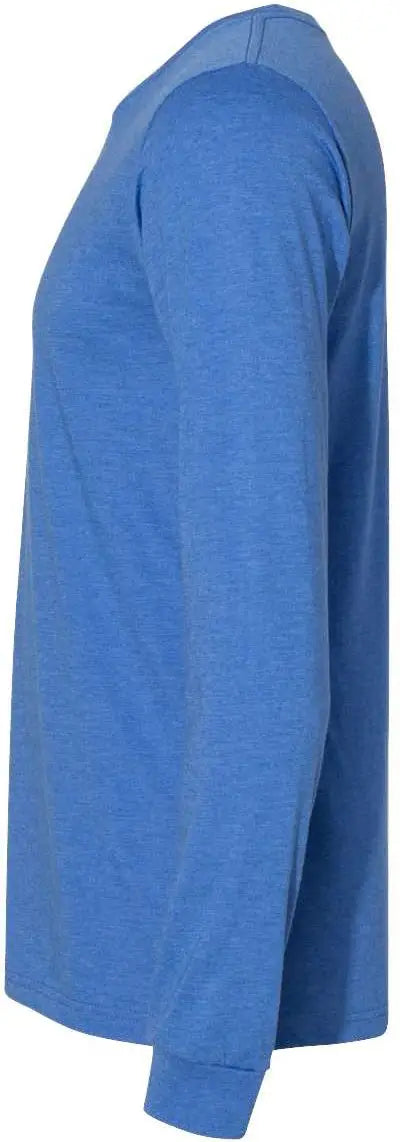 Bella + Canvas 3501cvc Heather Cvc Long Sleeve Tee - True Royal
