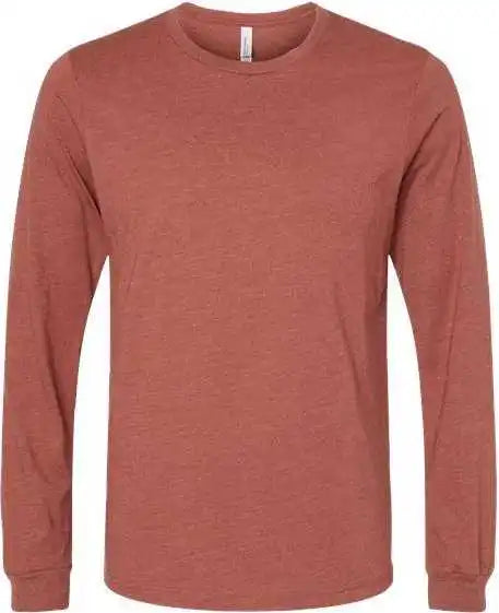 Bella + Canvas 3501cvc Unisex Heather Cvc Long Sleeve Tee Clay