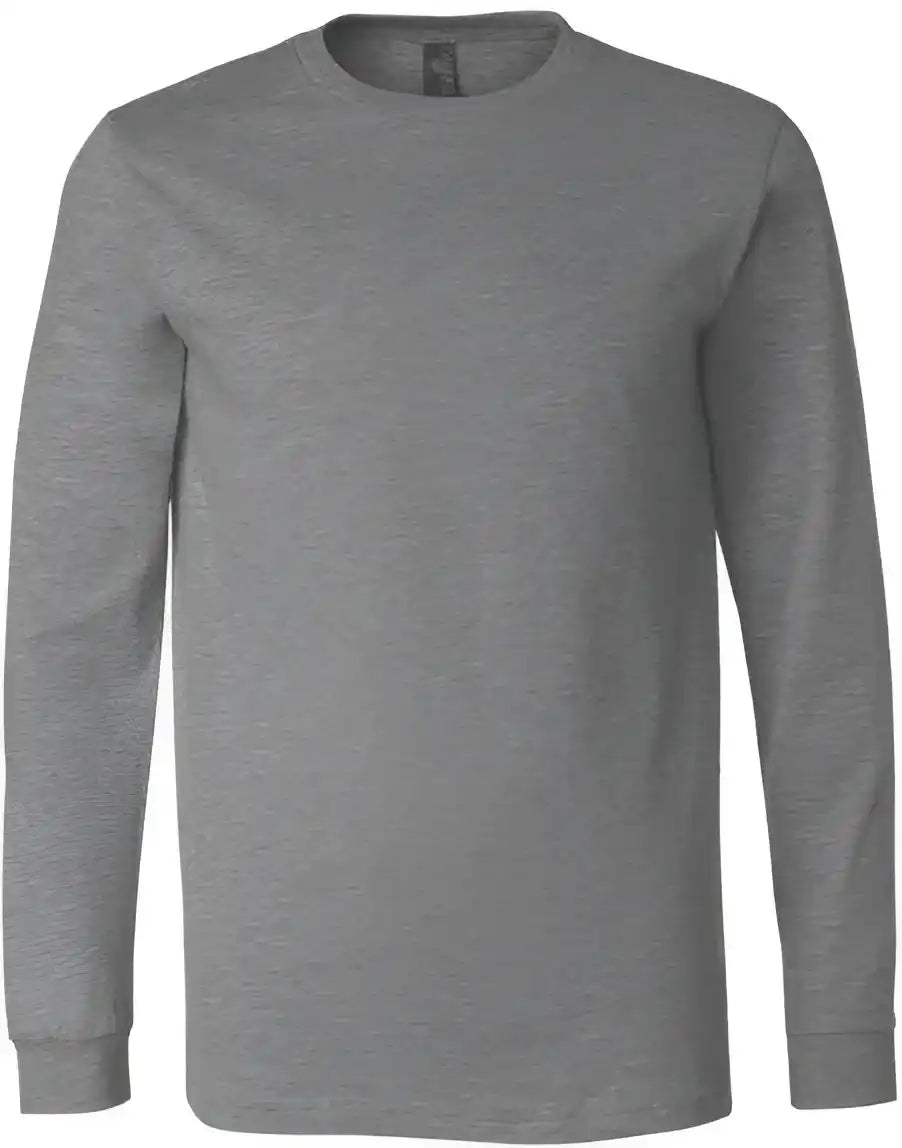 Bella + Canvas 3501cvc Unisex Heather Cvc Long Sleeve Tee Deep