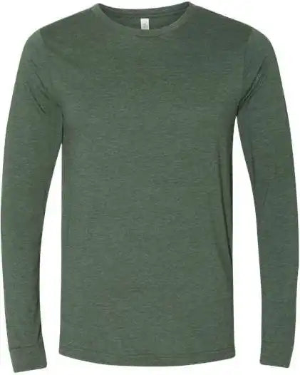 Bella + Canvas 3501cvc Unisex Heather Cvc Long Sleeve Tee Forest