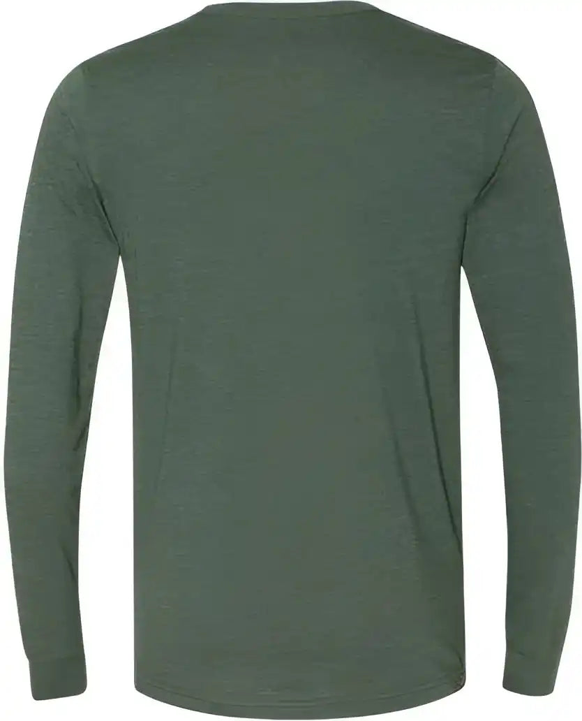 Bella + Canvas 3501cvc Unisex Heather Cvc Long Sleeve Tee Forest