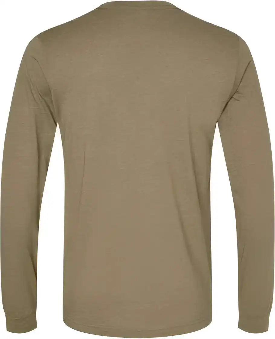 Bella + Canvas 3501cvc Unisex Heather Cvc Long Sleeve Tee - Olive