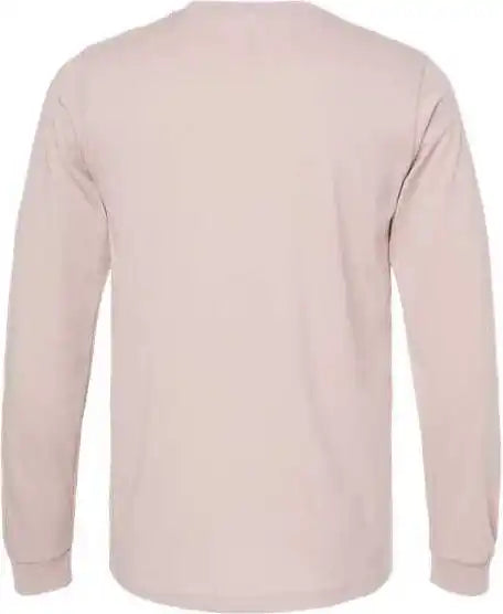 Bella + Canvas 3501cvc Unisex Heather Cvc Long Sleeve Tee Pink Gravel