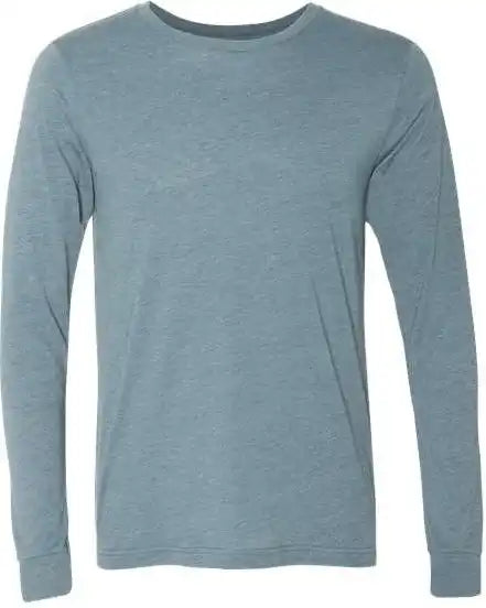 Bella + Canvas 3501cvc Unisex Heather Cvc Long Sleeve Tee Slate