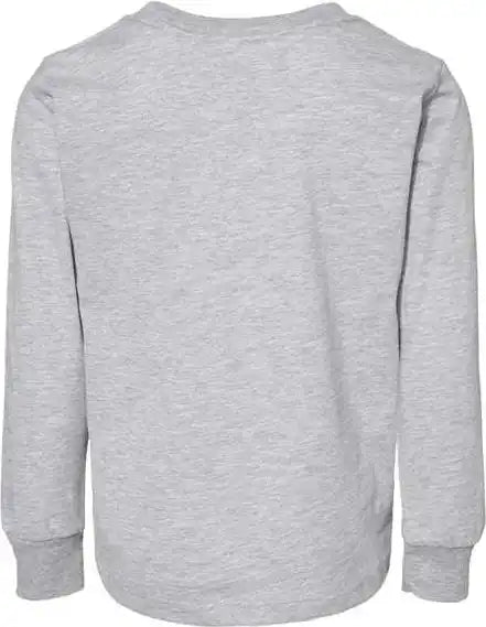 Bella + Canvas 3501t Toddler Jersey Long Sleeve Tee Athletic Heather