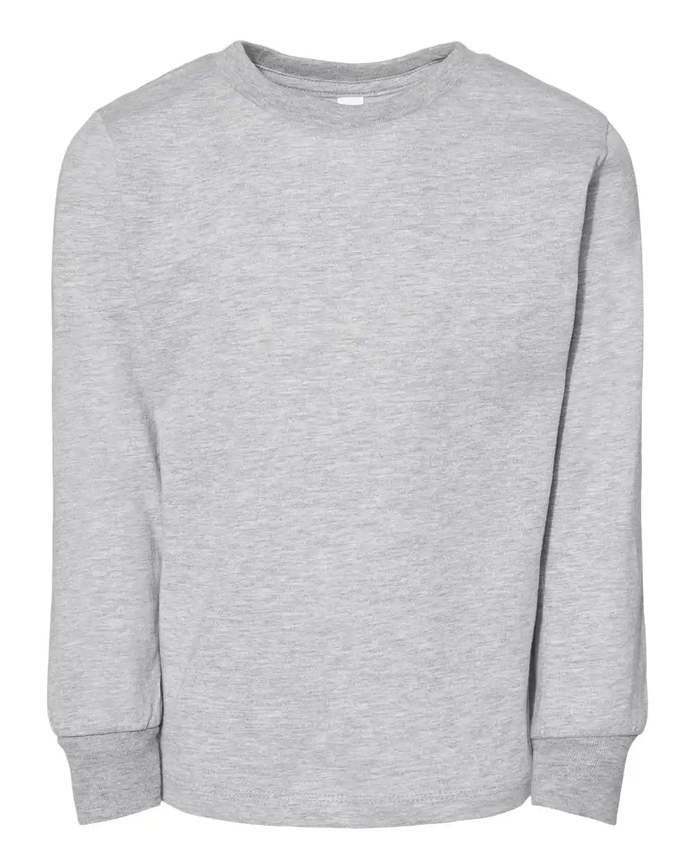 Bella + Canvas 3501t Toddler Jersey Long Sleeve Tee - Athletic Heather - 4t