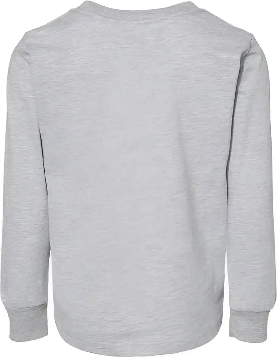 Bella + Canvas 3501t Toddler Jersey Long Sleeve Tee - Athletic Heather